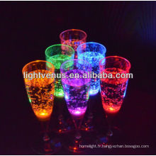 Vente d&#39;usine Liquide actif led PS Champagne verre